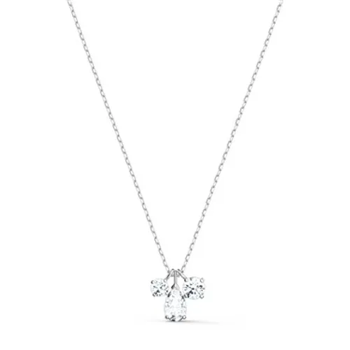 Swarovski Attract Silver Cluster Necklace