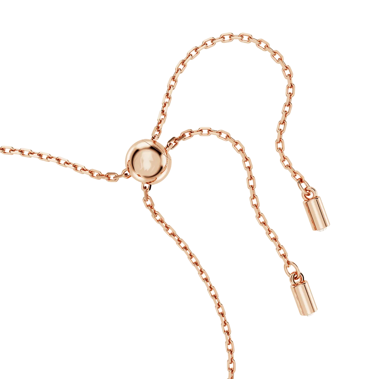 Swarovski Bracelets - Idyllia bracelet, Clover, Rose gold-tone plated - white - Bracelets for ladies