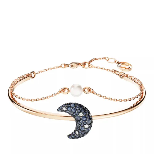 Swarovski Bracelets - Luna bangle, Moon, Rose gold-tone plated - multi - Bracelets for ladies