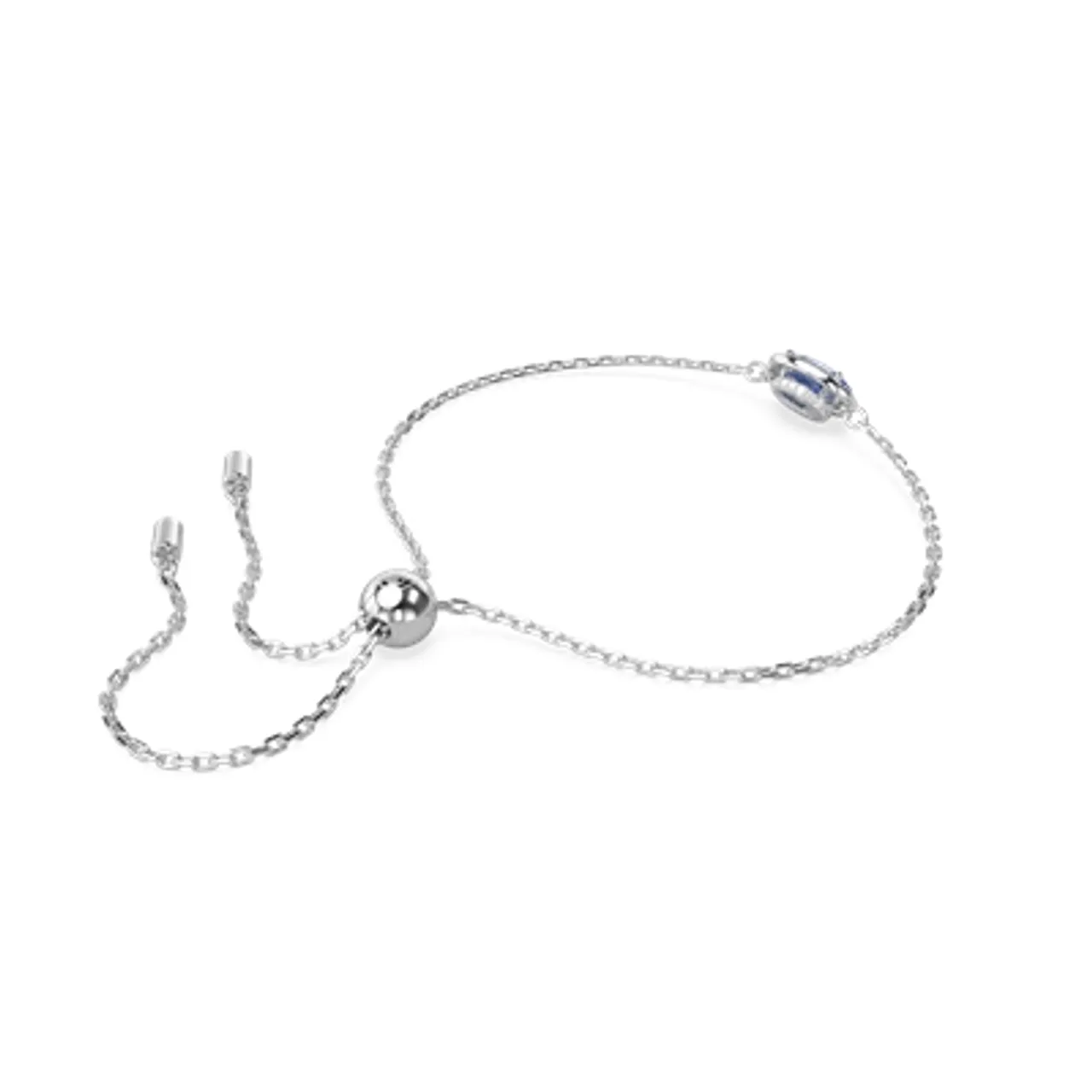 Swarovski Constella Blue Oval Cut Rhodium Bracelet