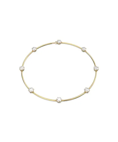 Swarovski 'Constella' WoMens Gold Plated Metal Necklace - 5622720 Gold Tone - One Size