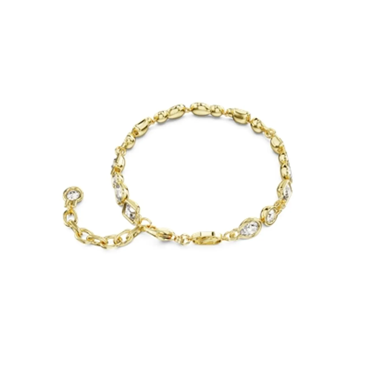 Swarovski Dextera Mixed Cuts Gold Bracelet