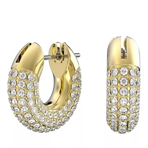 Swarovski Earrings - Dextera hoop Small Gold-tone plated - gold - Earrings for ladies
