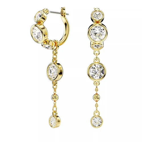 Swarovski Earrings - Imber drop earrings, Round cut, Mixed metal finish - white - Earrings for ladies