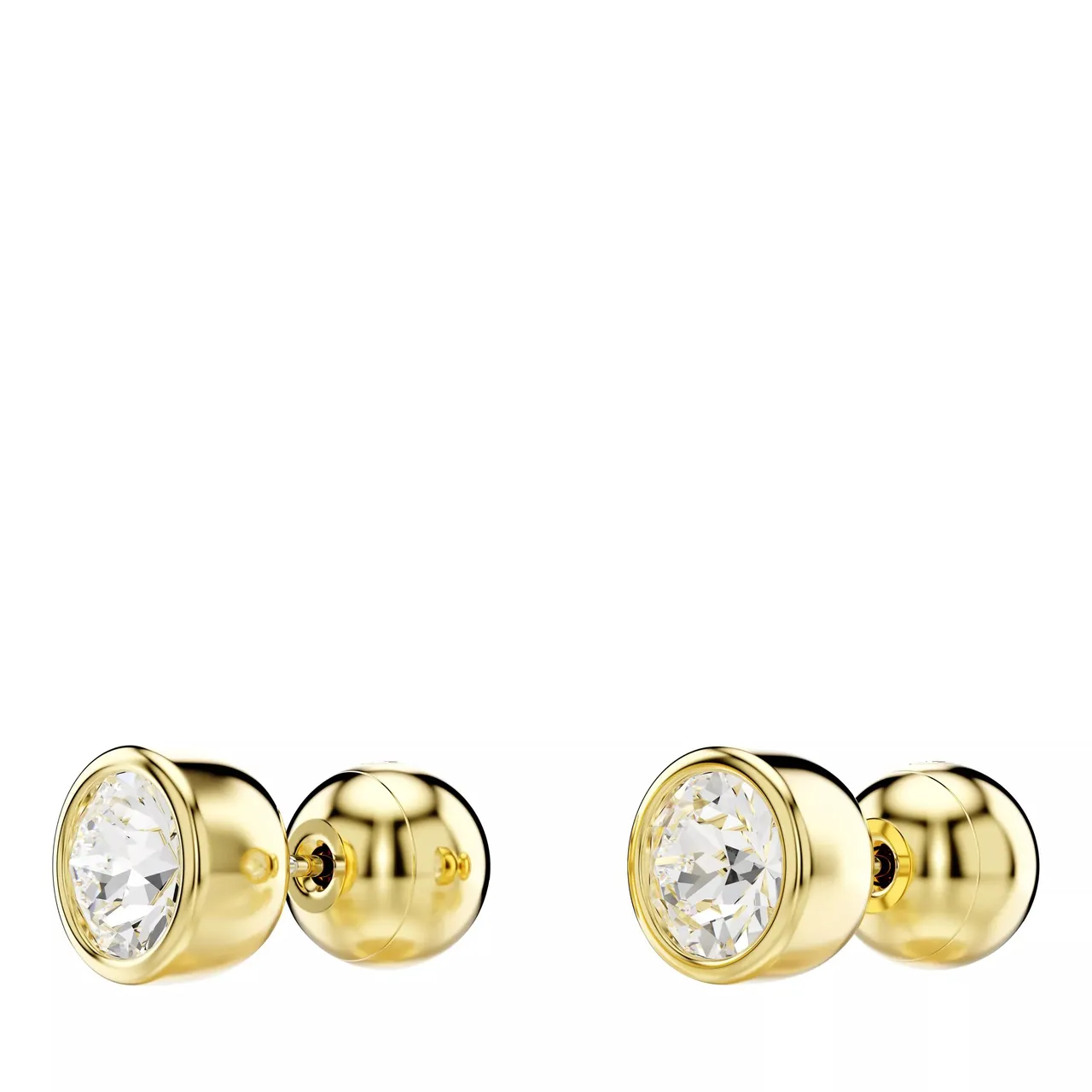 Swarovski Earrings - Imber stud earrings, Round cut - white - Earrings for ladies