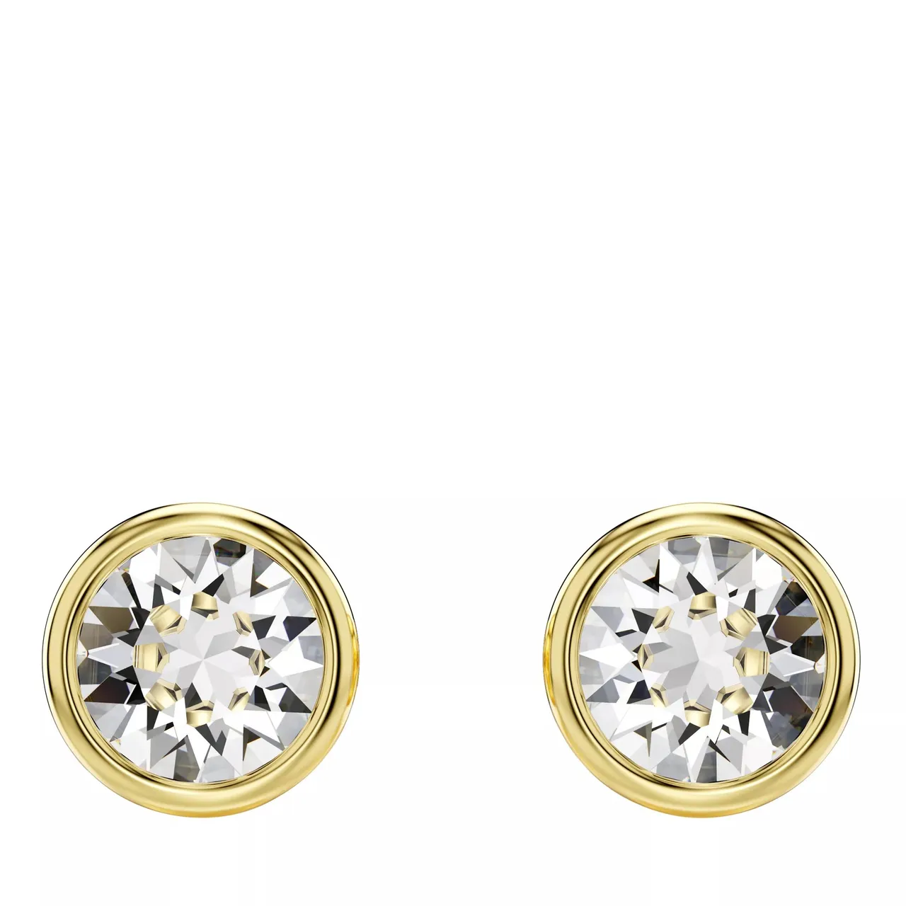 Swarovski Earrings - Imber stud earrings, Round cut - white - Earrings for ladies