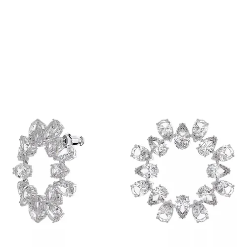 Swarovski Earrings - Millenia hoop Pear cut Rhodium plated - silver - Earrings for ladies
