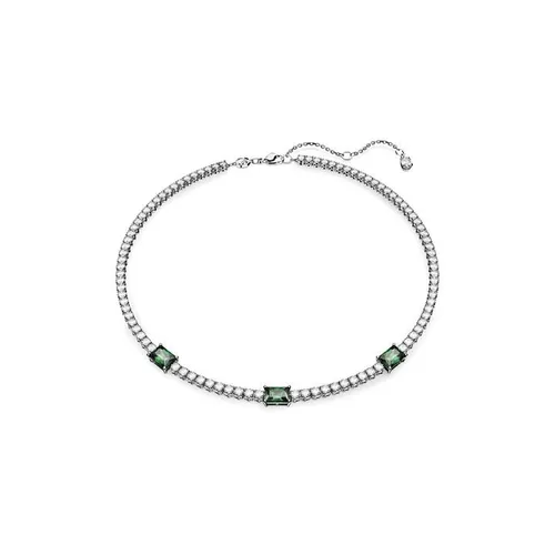 SWAROVSKI Matrix Tennis Necklace - Silver