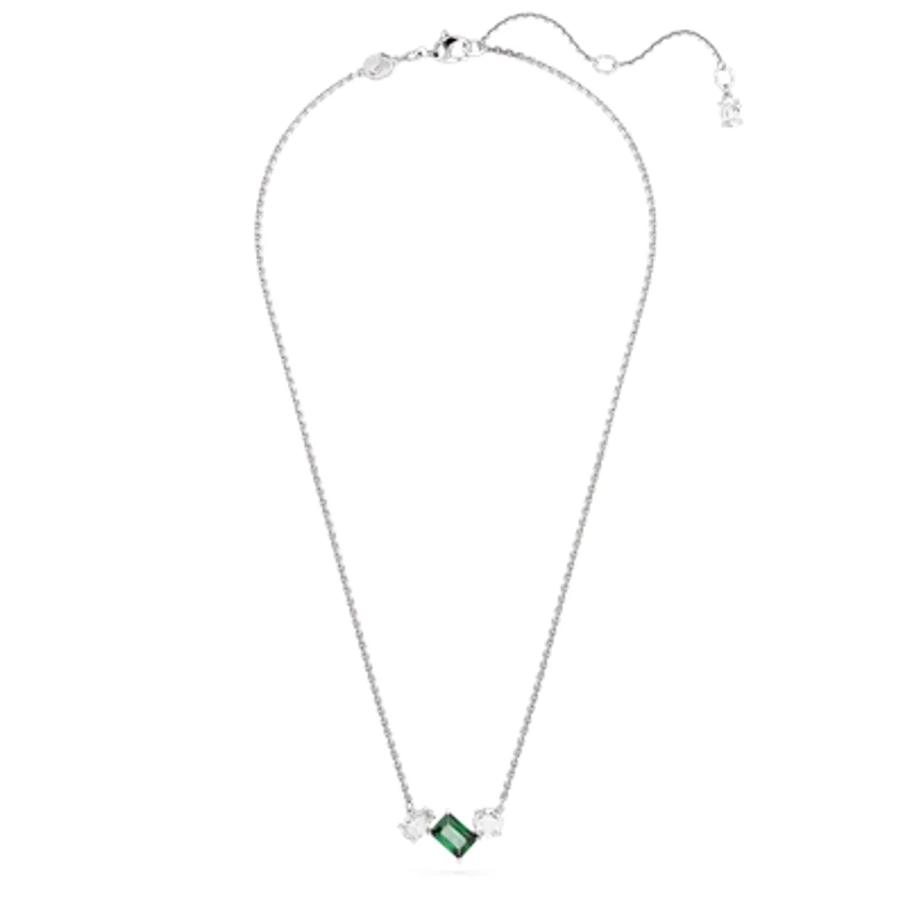 Swarovski Mesmara Mixed Cuts Green Pendant Necklace