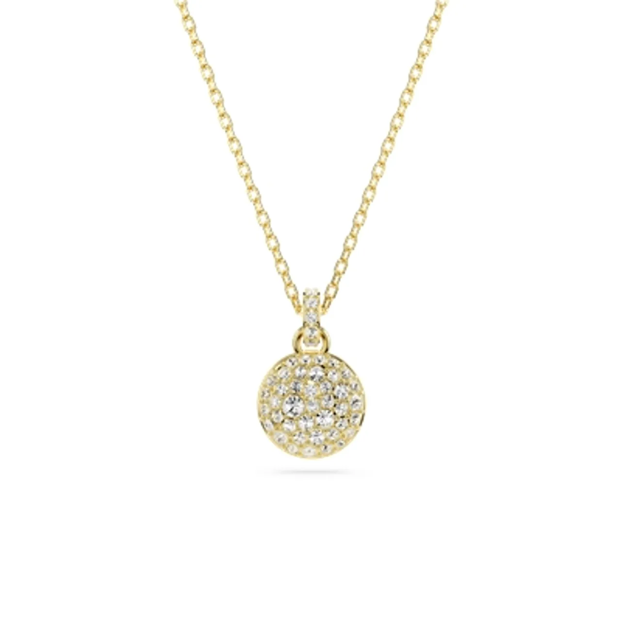 Swarovski Meteora White Crystal Gold-Tone Plated Necklace
