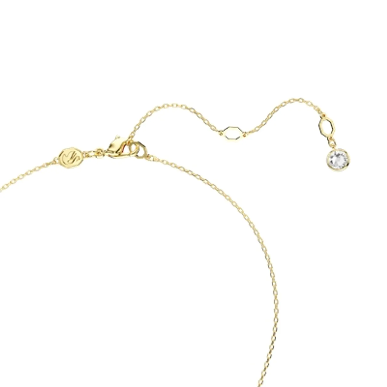 Swarovski Meteora White Crystal Gold-Tone Plated Necklace