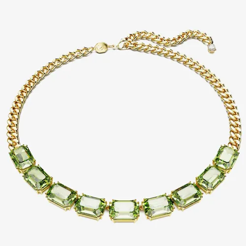 Swarovski Millenia Green Gold Plated Necklace 5671255