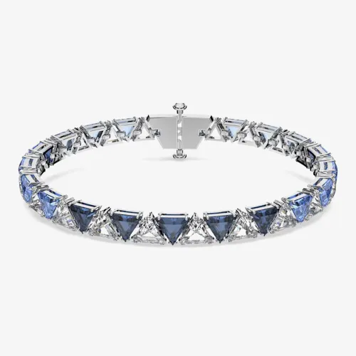 Swarovski Millenia Triangle Blue & White Crystal Bracelet 5614925