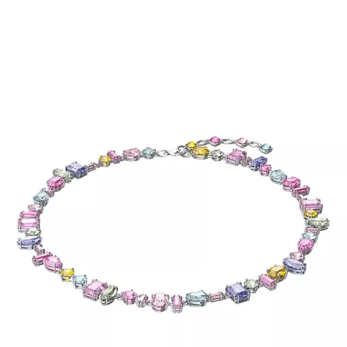 Swarovski Necklaces - Gema Mixed cuts Rhodium plated - multi - Necklaces for ladies