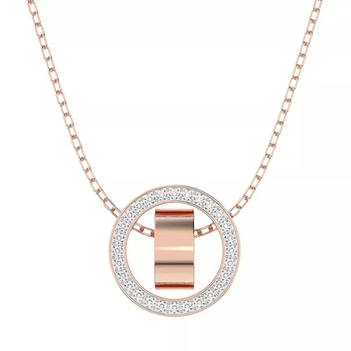 Swarovski Necklaces - Hollow Necklace rose gold-tone plated - quarz - Necklaces for ladies