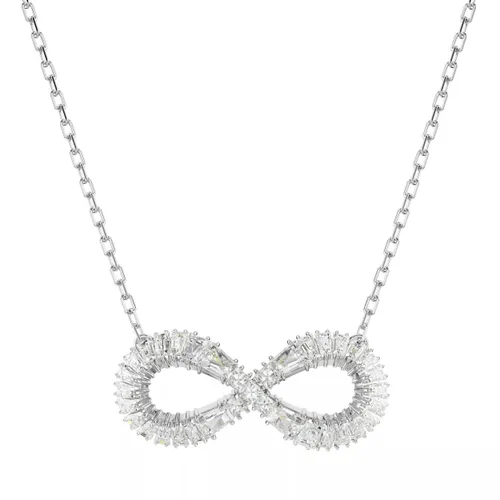 Swarovski Necklaces - Hyperbola pendant, Infinity, Rhodium plated - white - Necklaces for ladies