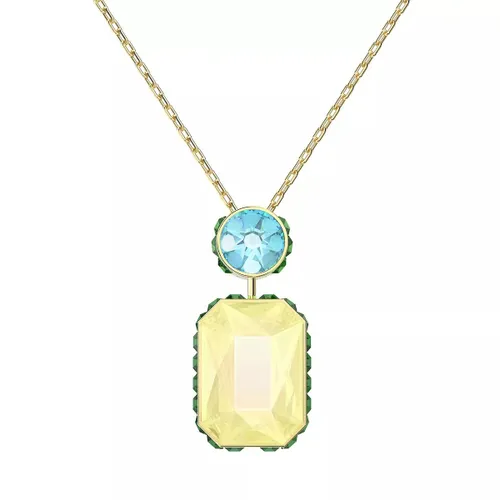 Swarovski Necklaces - Orbita Octagon cut Gold-tone plated - gold - Necklaces for ladies