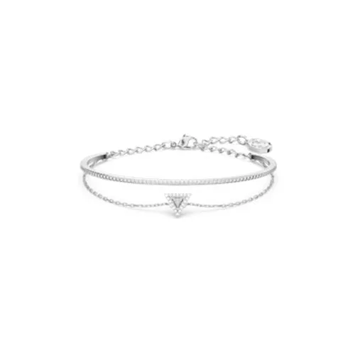 Swarovski Ortyx Small Silver Triangle Bracelet