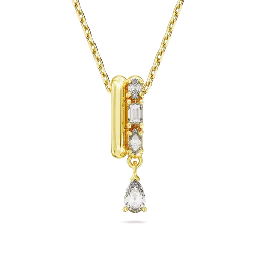 Swarovski Pendants & Charms - Dextera pendant, Mixed cuts, Gold-tone plated - white - Pendants & Charms for ladies