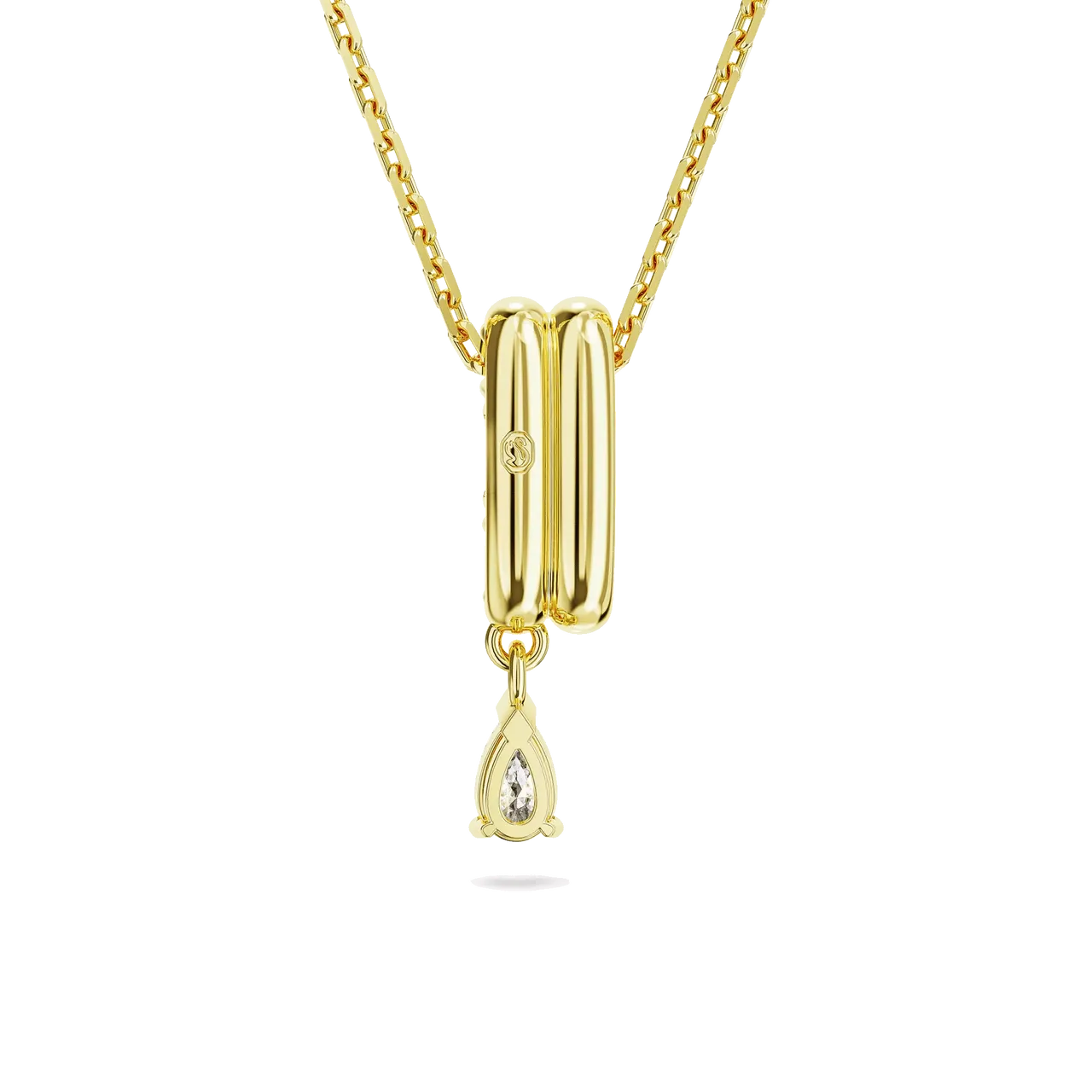 Swarovski Pendants & Charms - Dextera pendant, Mixed cuts, Gold-tone plated - white - Pendants & Charms for ladies