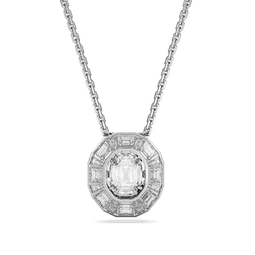 Swarovski Pendants & Charms - Mesmera pendant, Octagon cut, Rhodium plated - white - Pendants & Charms for ladies