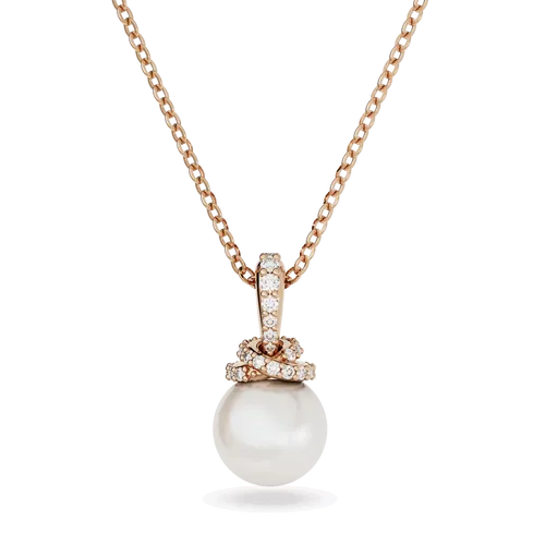 Swarovski Pendants & Charms - Originally pendant, Rose gold-tone plated - white - Pendants & Charms for ladies