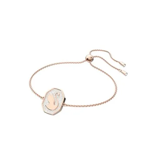 Swarovski Signum Rose Gold Swan Bracelet - Adjustable