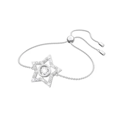 Swarovski Silver Stella Star Pull Bracelet - Adjustable