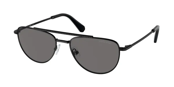 Swarovski SK7007 Polarized 401081 Women's Sunglasses Black Size 53