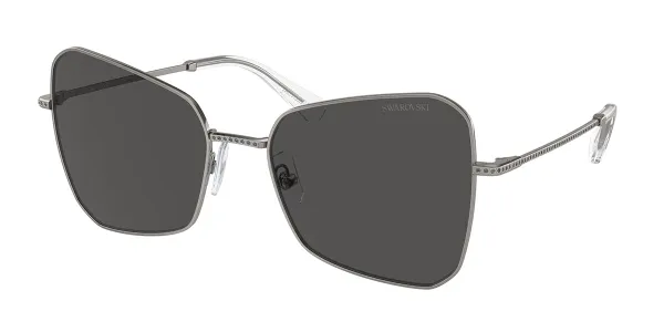 Swarovski SK7008 400987 Women's Sunglasses Gunmetal Size 57