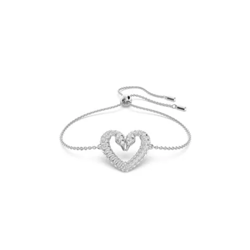 Swarovski Una Swan Heart Bracelet - Adjustable