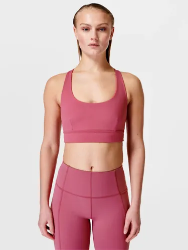 Sweaty Betty Super Soft Reversible Yoga Bra - Ambient Pink/Glow Pink - Female