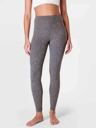 Sweaty Betty Super Soft Yoga Leggings - Dark Grey Marl - Female