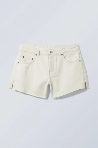 Swift Denim Shorts - White