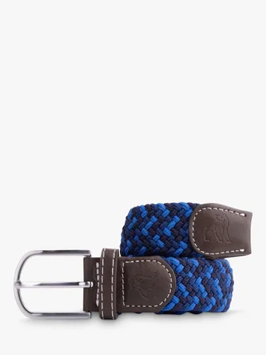 Swole Panda Abstract Recycled Woven Belt - Navy/Royal Blue - Male