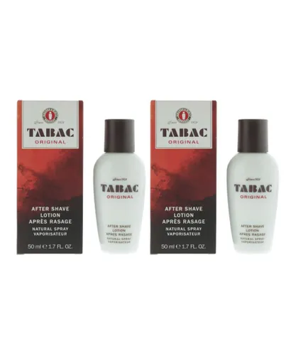 Tabac Mens Original Aftershave Lotion 50ml x 2 - NA - One Size