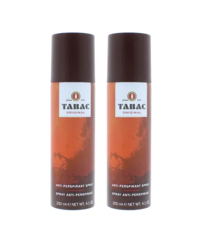 Tabac Original Anti-Perspirant Spray 200ml Mens x 2 - NA - One Size