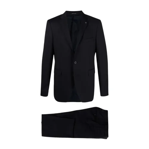 Tagliatore , Blue Dress Suit for Men - Aw23 Collection ,Blue male, Sizes: