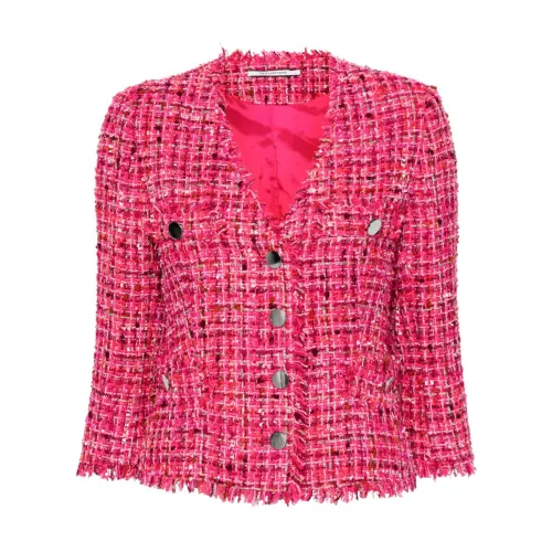 Tagliatore , Fuchsia Jacket ,Pink female, Sizes:
