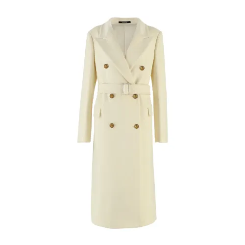Tagliatore , Jole Trench Coat - Timeless Elegance and Modern Style ,Beige female, Sizes: