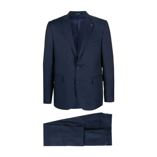 Tagliatore , Single Breasted Suits ,Blue male, Sizes: