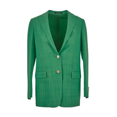 Tagliatore , Stylish Bertha Jacket ,Green female, Sizes: