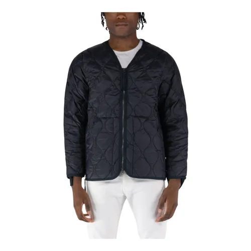 Taion , Military W-Zip V Jacket ,Black male, Sizes: