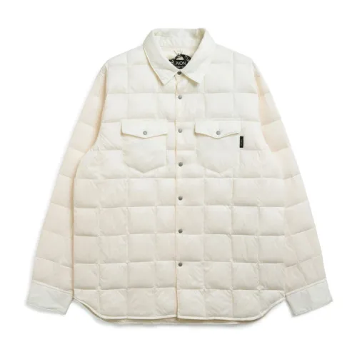 Taion , Off White Puffer Jacket ,White male, Sizes: