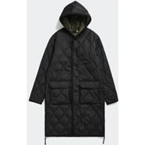 Taion Unisex Military Hooded Down Coat in Black