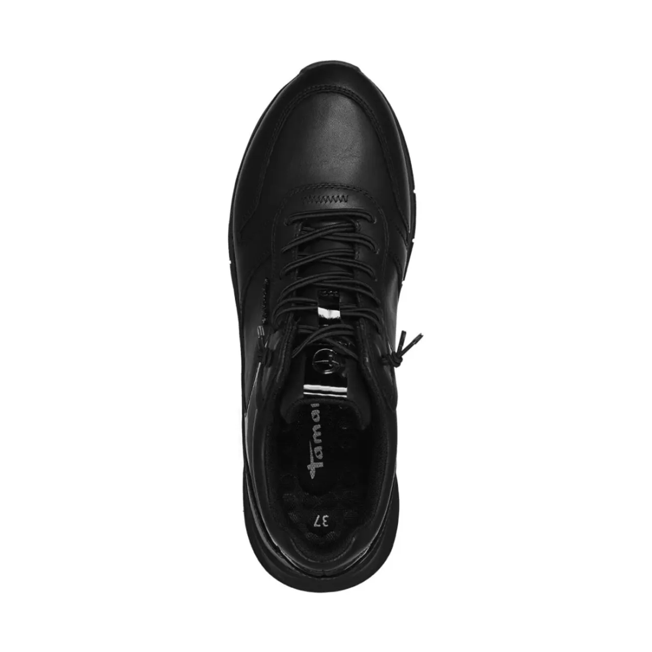 Tamaris , Black Closed Sport Sneakers ,Black female, Sizes: