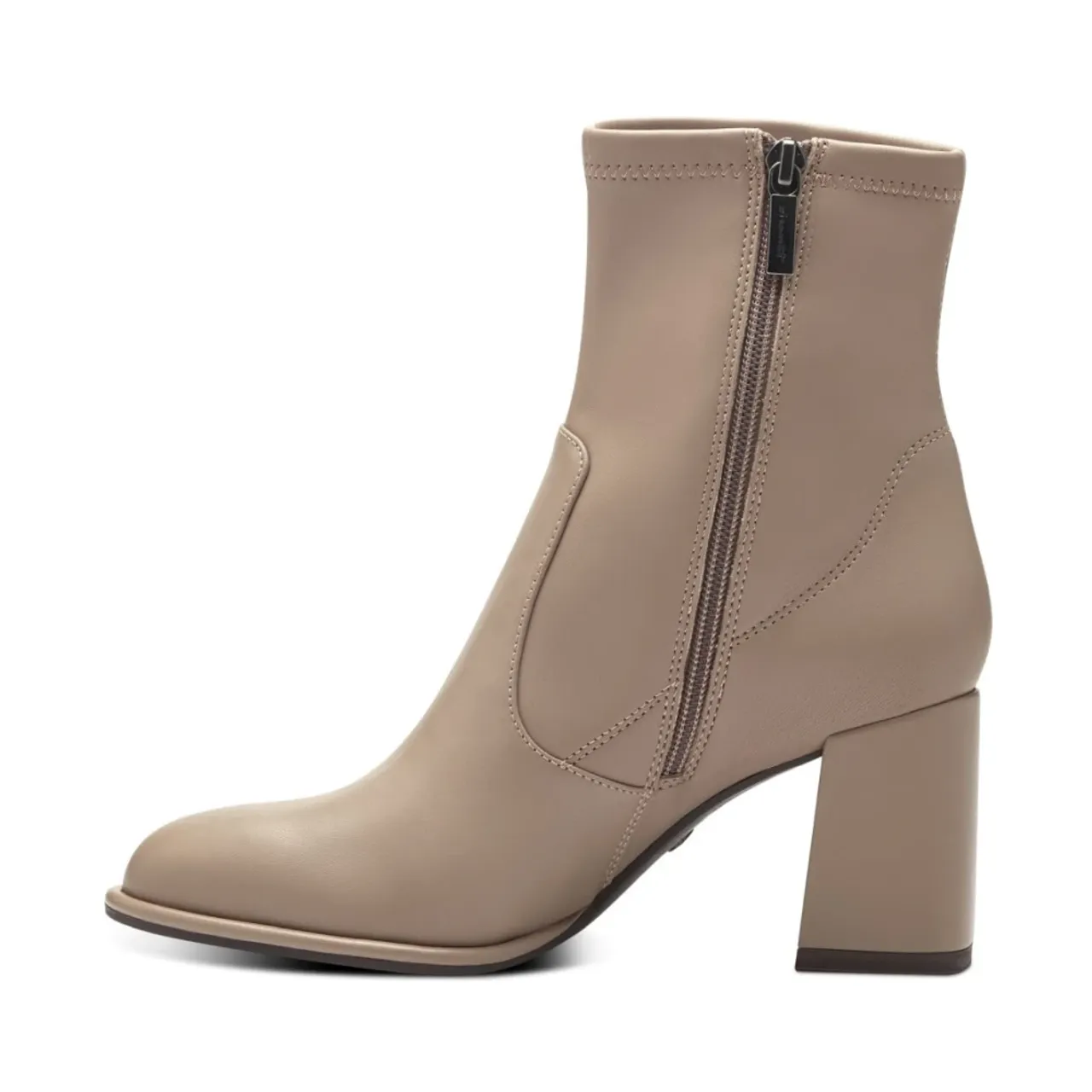 Tamaris , Elegant Beige Ankle Boots ,Beige female, Sizes: