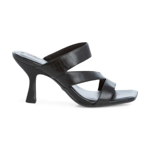 Tamaris , Elegant Black Open Toe Sandals ,Black female, Sizes: