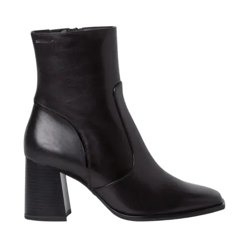 Tamaris , Elegant Closed Ankle Boots ,Black female, Sizes: