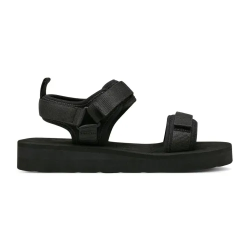 Tamaris , Elegant Flat Sandals ,Black female, Sizes: